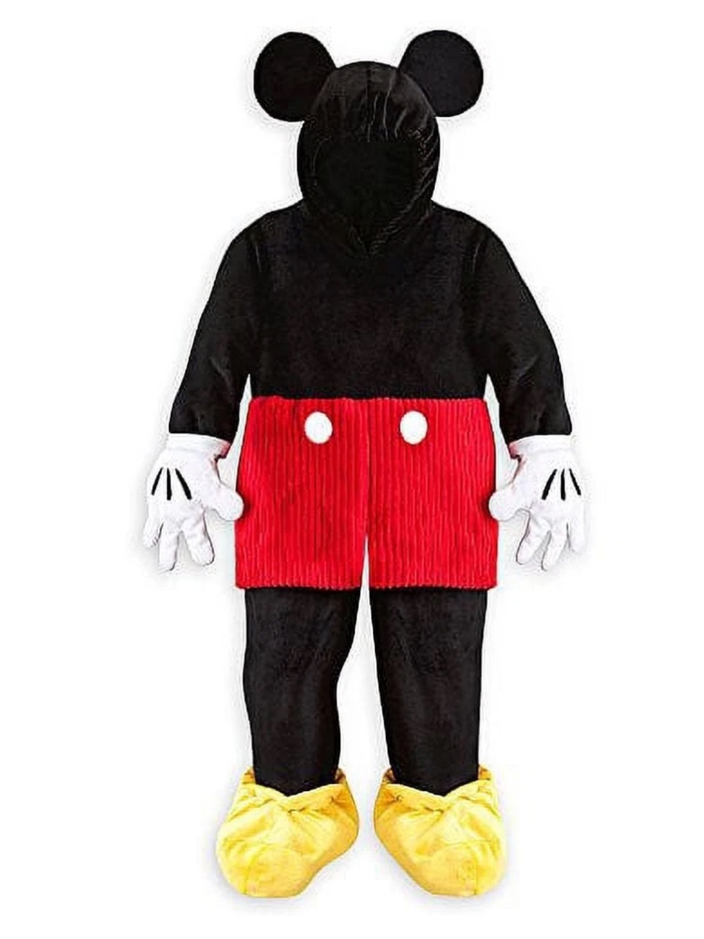 Disney Store Mickey Mouse Kid Full Plush Costume Suit Jumper Size 5/6